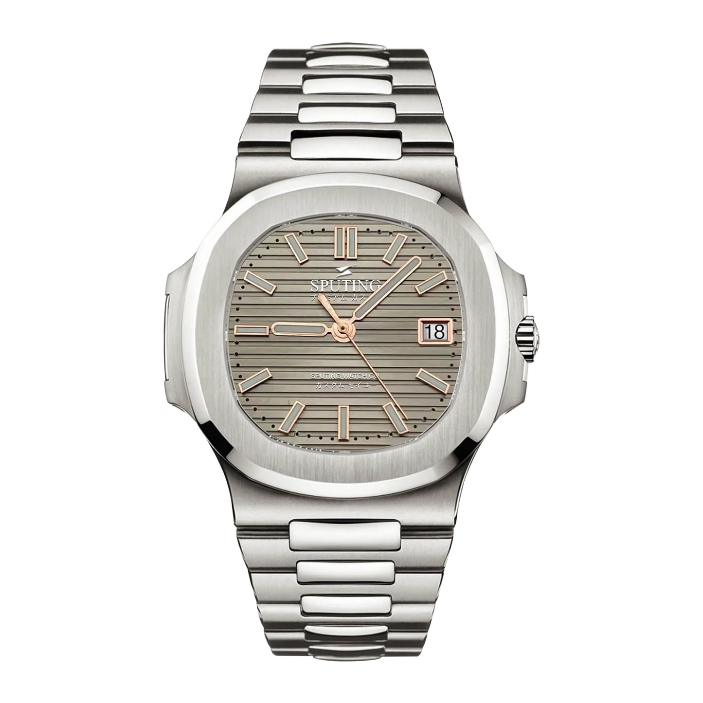 Commemorative Nautilus Stainless Steel Gray Dial