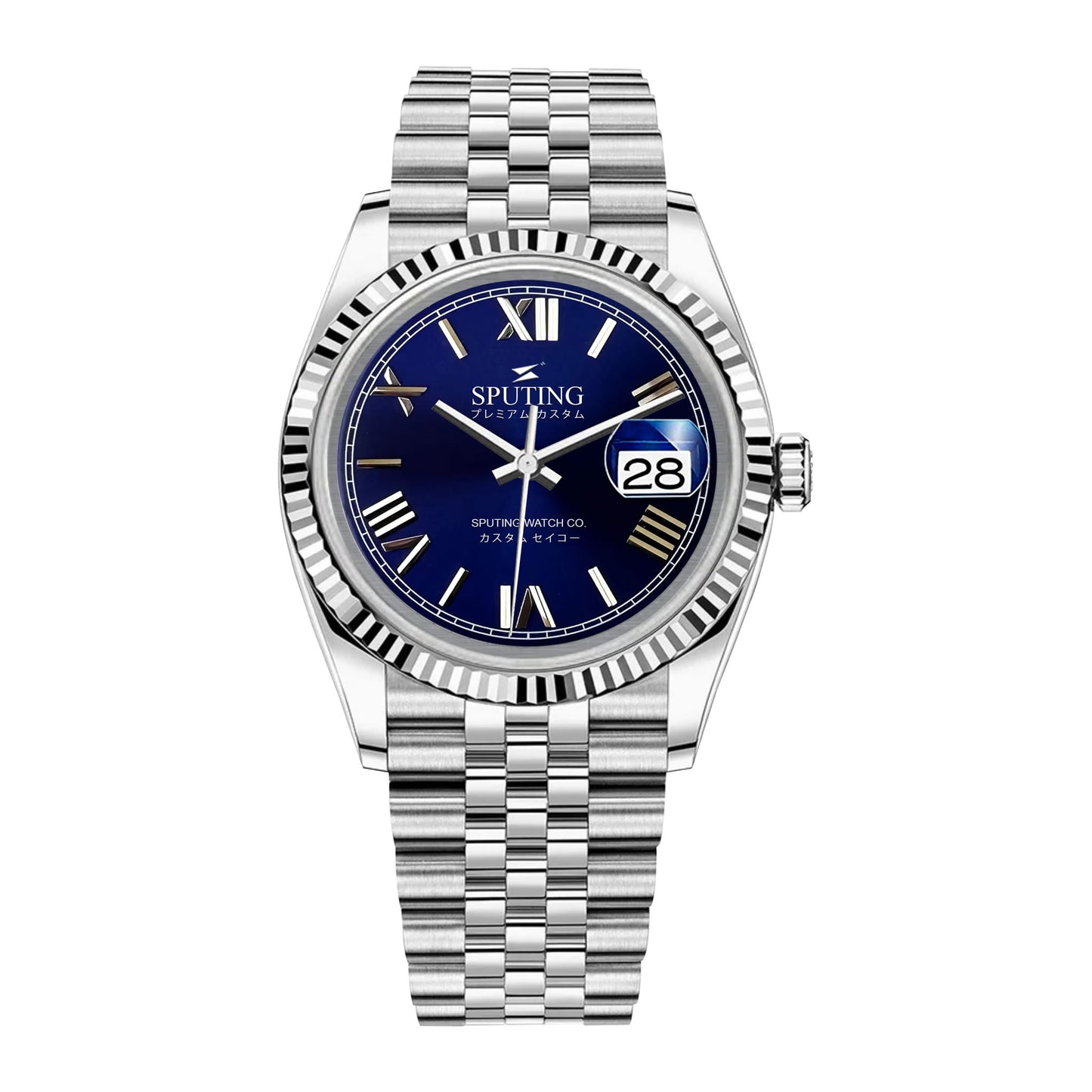 Commemorative Datejust Stainless Steel Jubilee Blue Dial