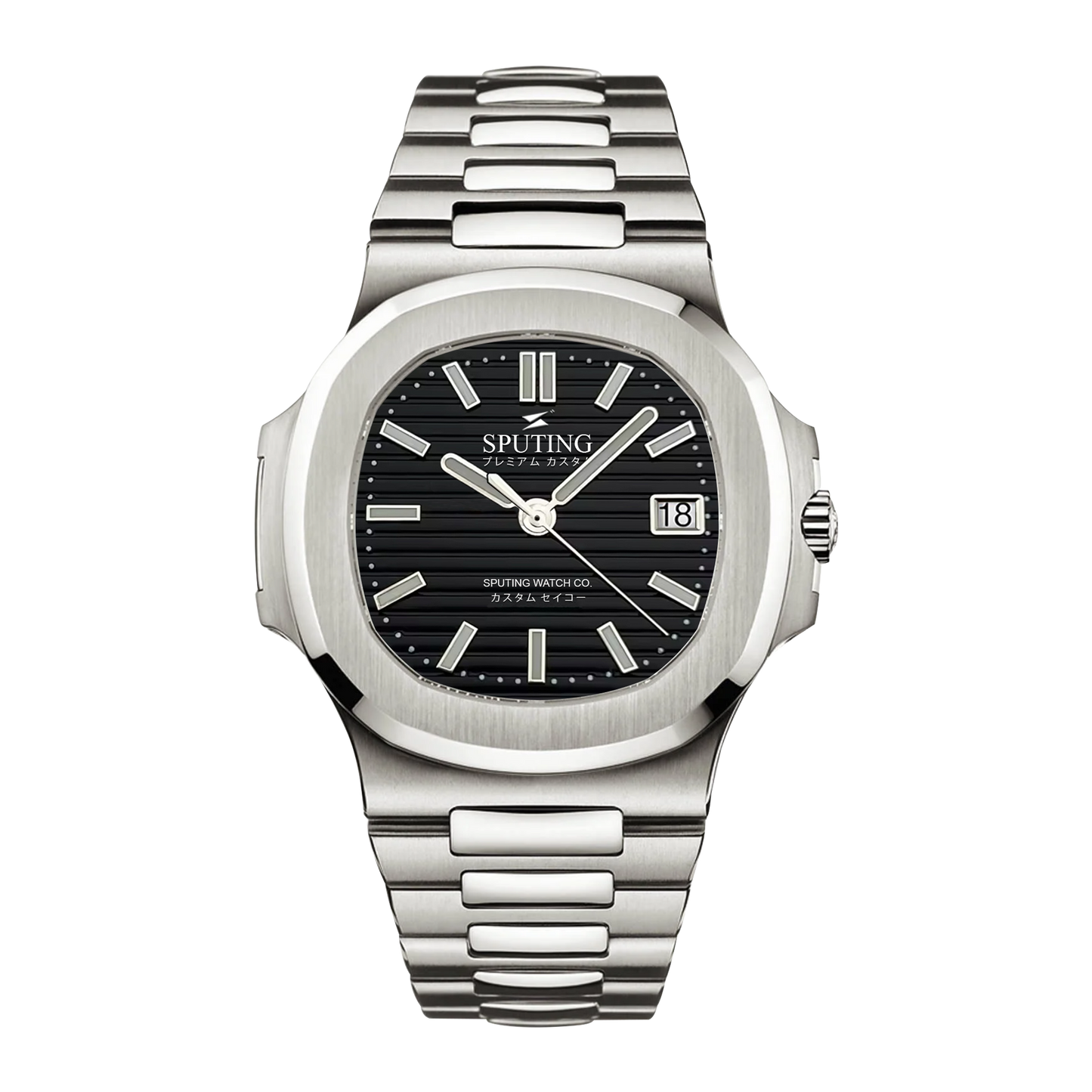 Commemorative Nautilus Stainless Steel Black Dial