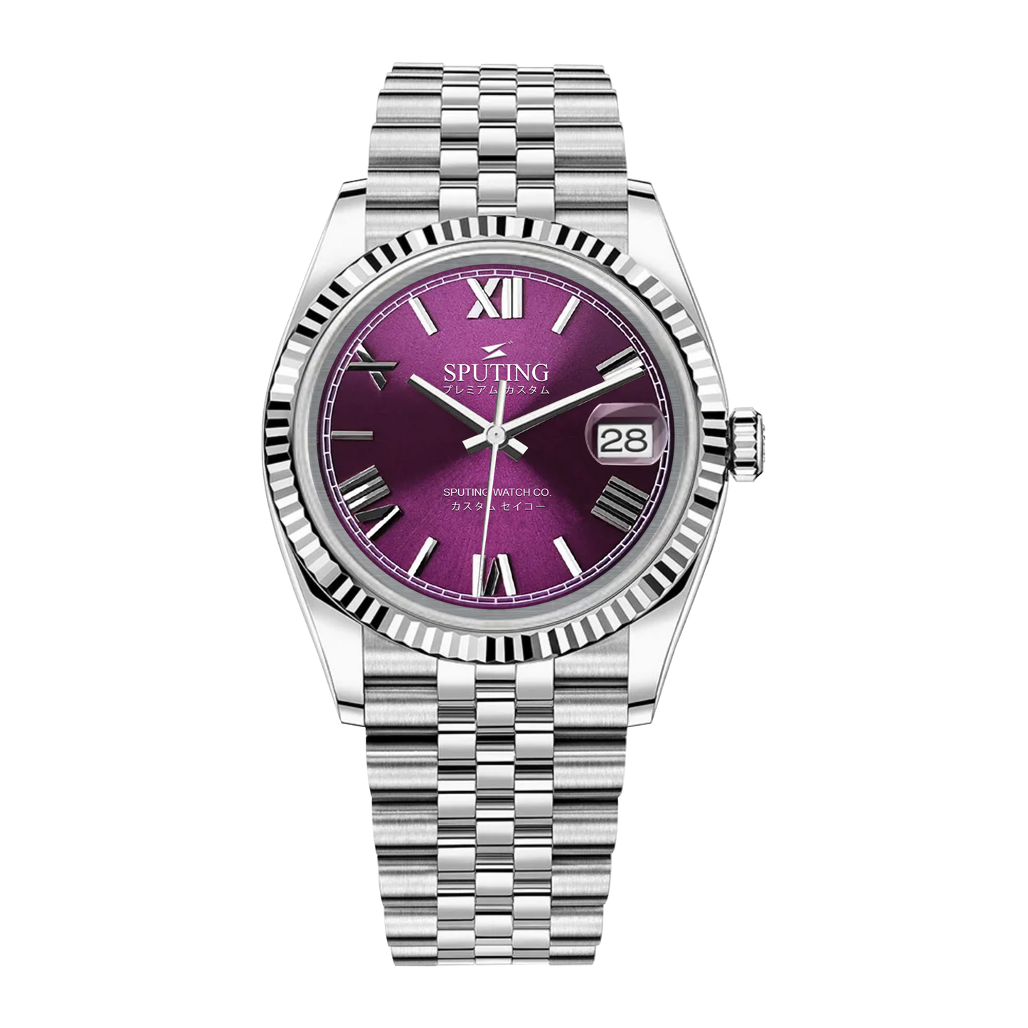 Commemorative Datejust Stainless Steel Jubilee Pink Dial