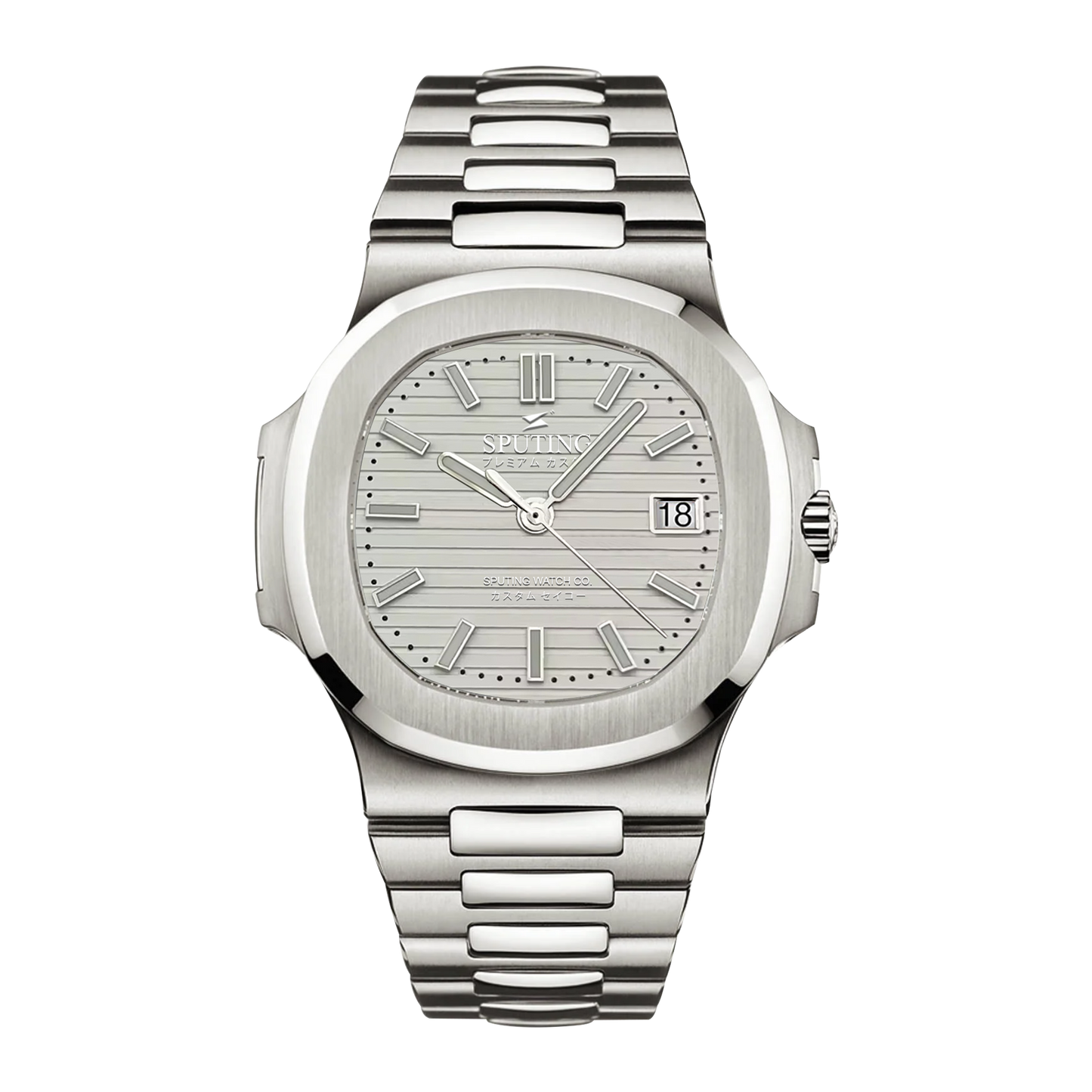 Commemorative Nautilus Stainless Steel White Dial