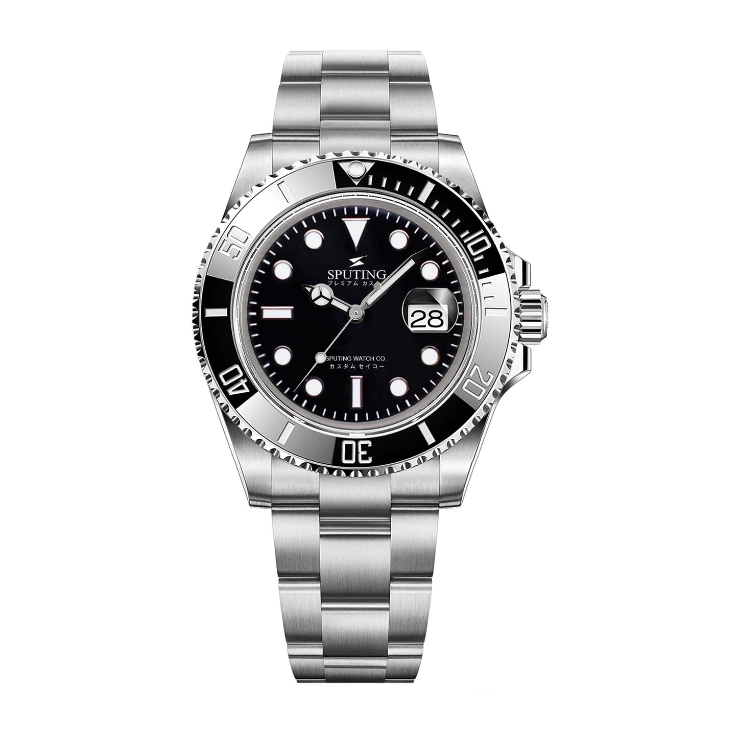 Commemorative Submariner Stainless Steel Oyster Black Dial - Black Bezel Insert