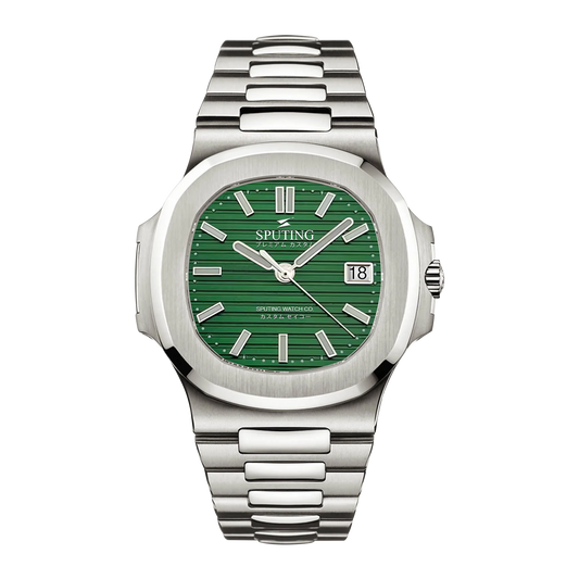 Commemorative Nautilus Stainless Steel Green Dial