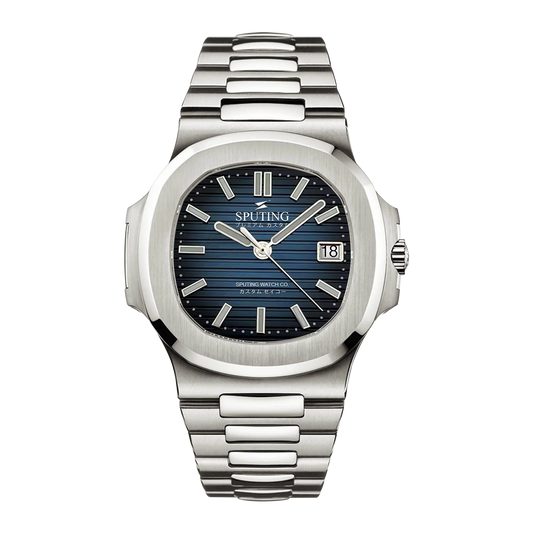 Commemorative Nautilus Stainless Steel Blue Black Dial