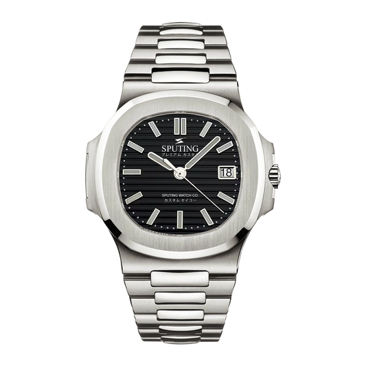 Commemorative Nautilus Stainless Steel Black Dial