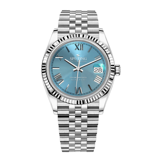 Commemorative Datejust Stainless Steel Jubilee Ice Blue Dial